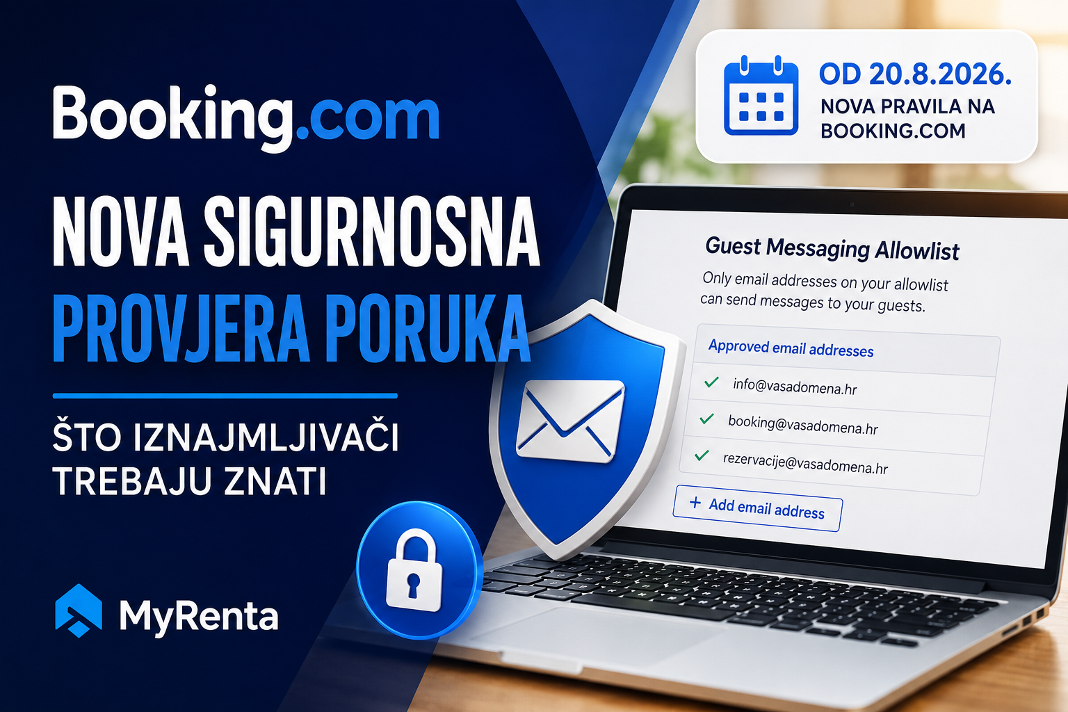 Booking.com introduces a new message security check: what accommodation providers need to know