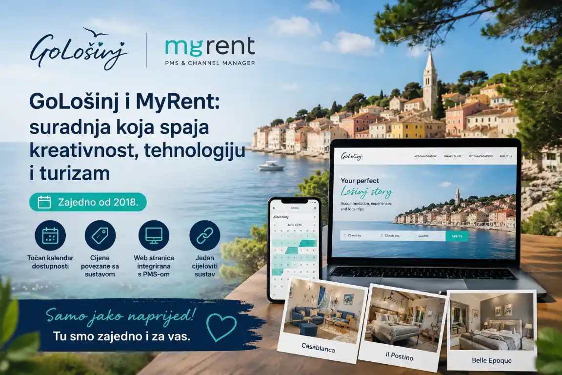 GoLošinj and MyRent: a partnership connecting creativity, technology and tourism